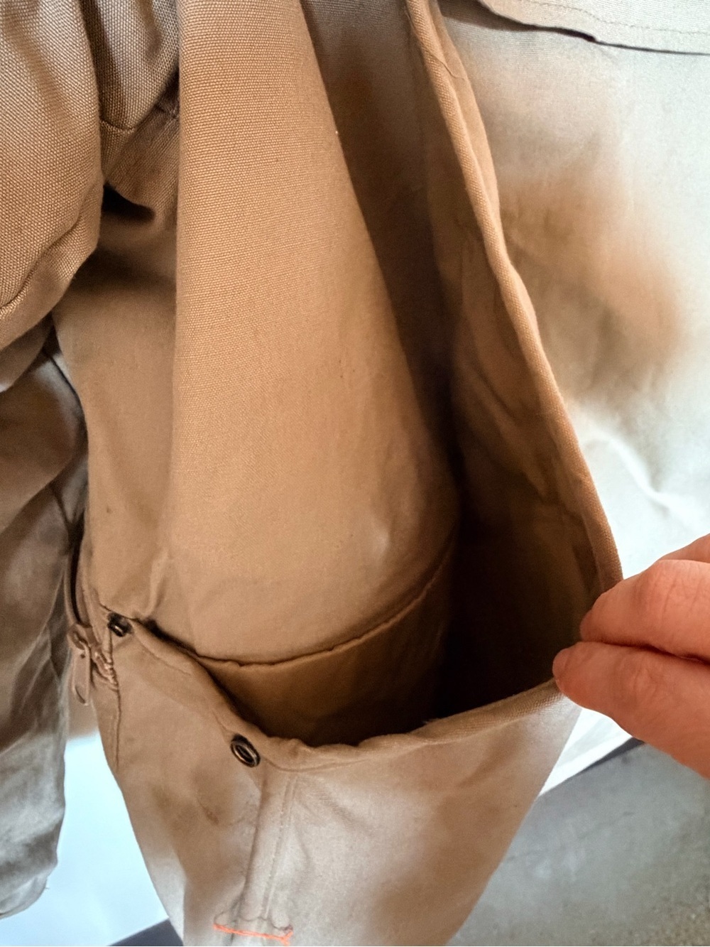 Vintage Colombia hunting fishing jacket tan M - Picture 9 of 10